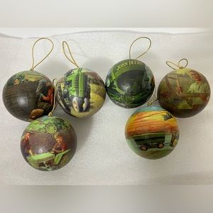 Vintage John Deere Christmas Ornaments